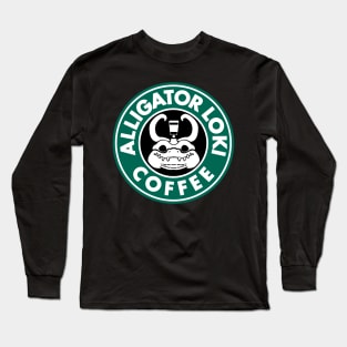 Alligator Loki Coffee Long Sleeve T-Shirt